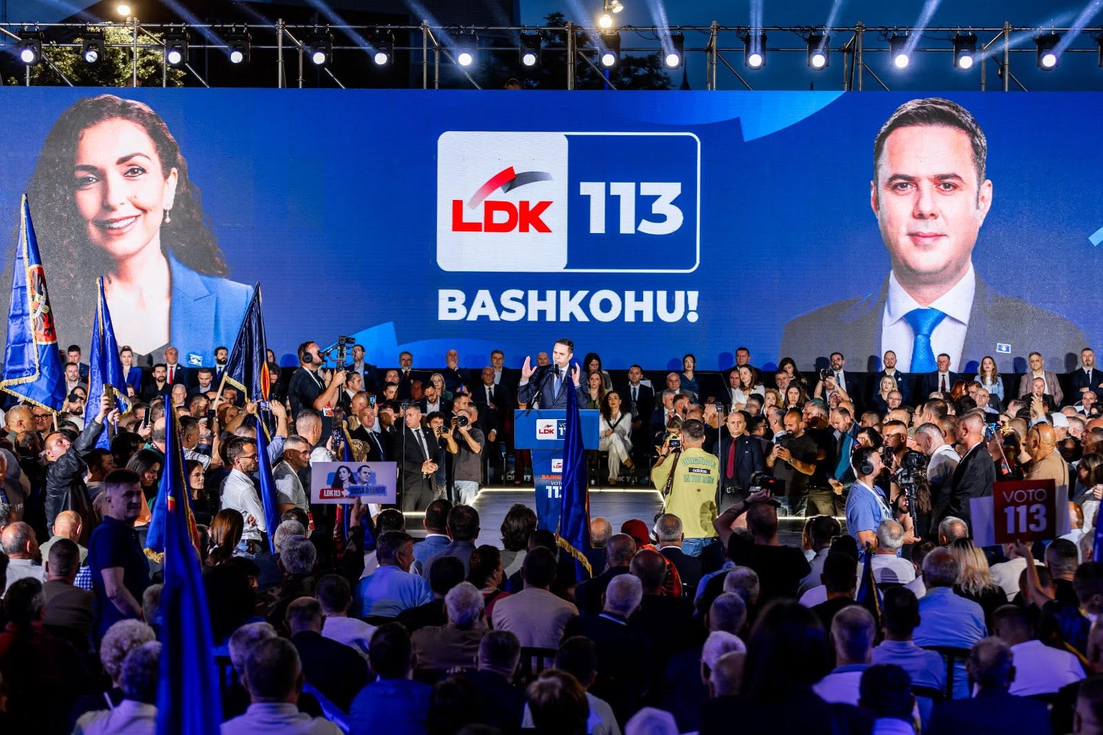 Pas numërimit të votave të 12 për qind të vendvotimeve  ja më të votuarit te LDK ja