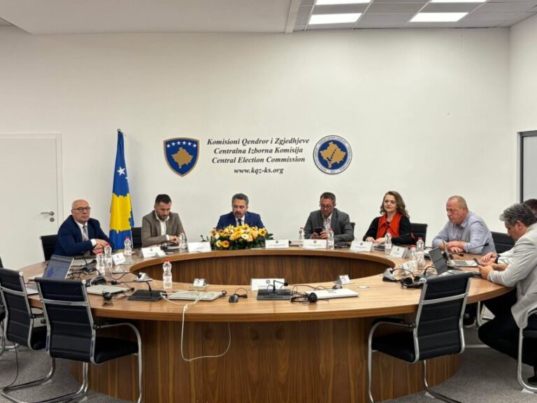 KQZ shpall rezultatet preliminare  LVV prin  PDK e dyta  LDK e treta