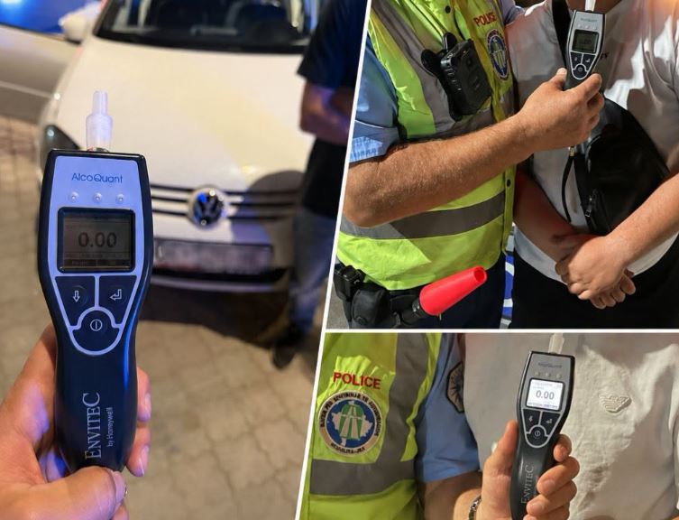 Rriten kontrollet në rrugë  27 shoferë të dehur ndëshkohen nga Policia e Kosovës