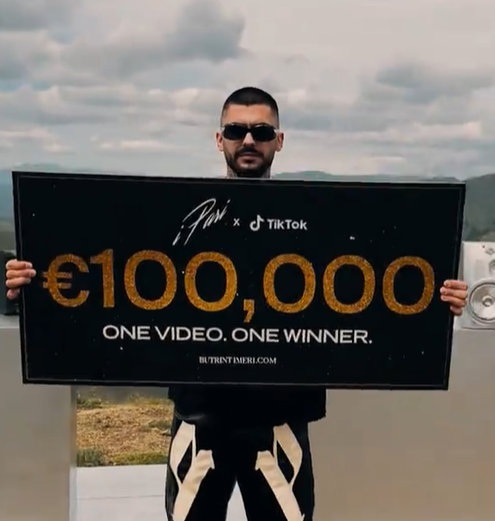 Butrint Imeri me super ofertë për fansat  100 mijë euro për videot më kreative në TikTok