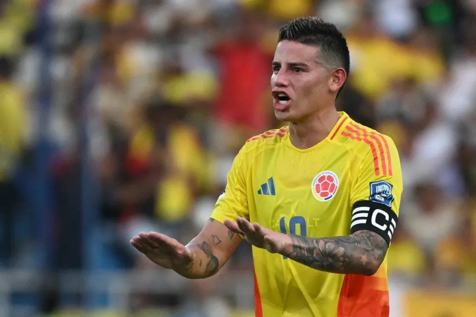 James Rodriguez  më shumë paraqitje me kombëtaren sesa me çdo klub