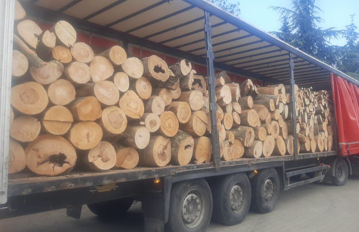 Sekuestrohen 35 metra dru në Dragash  transportoheshin pa dokumente nga Leposaviqi