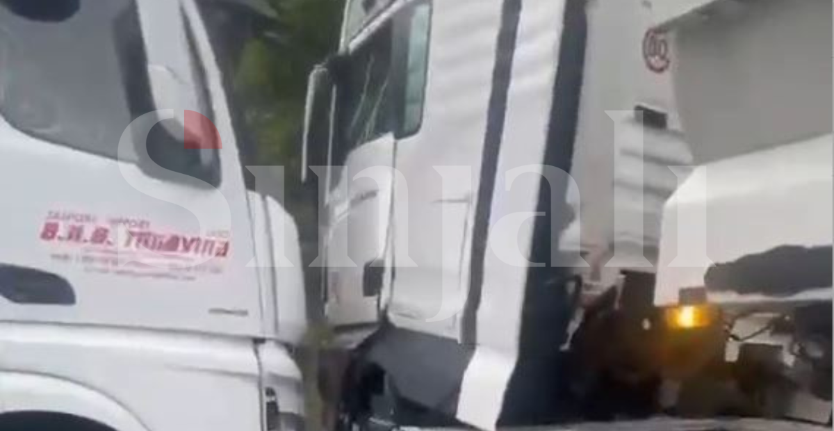 Aksident i rëndë në Qafën e Duhlës, përfshihen tre kamionë dhe një