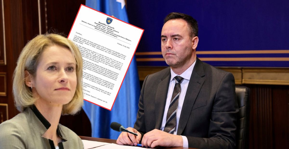 Deklarata fashiste e Paunoviqit, Konjufca letër Kallasit: Jemi të